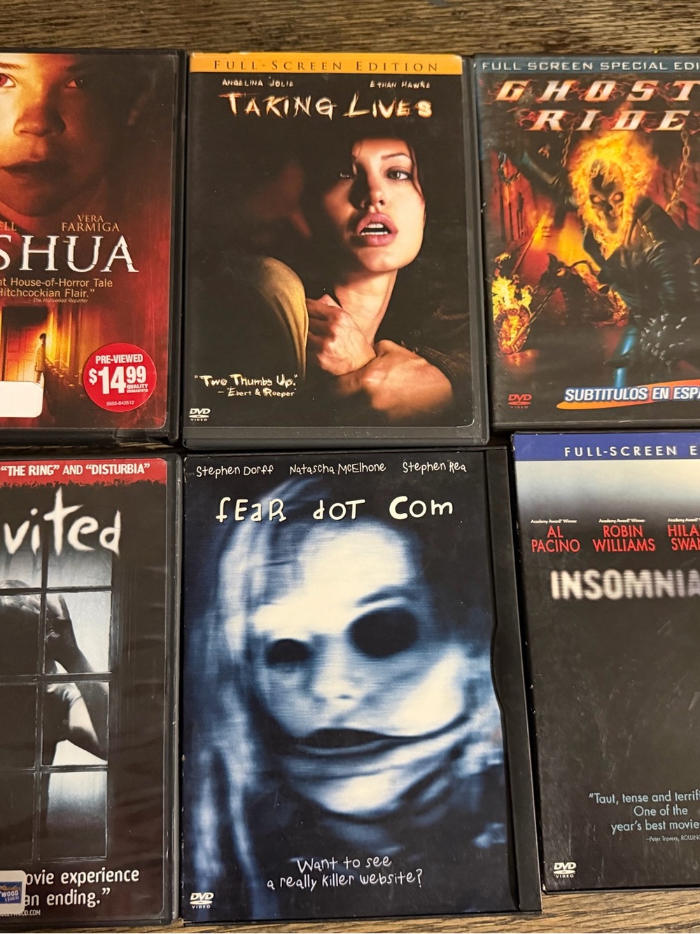 Fear Dot Com DVD - Blue Horror Thriller